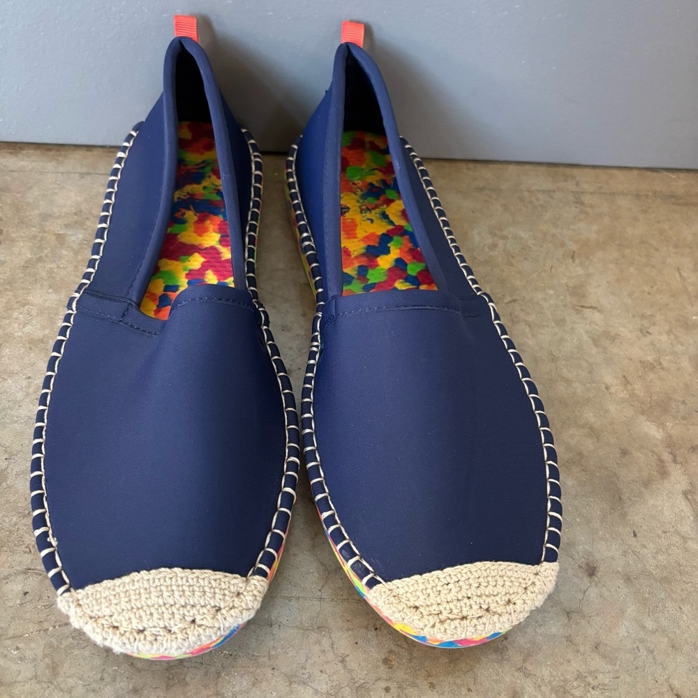 Sea Star Beachwear Blue Slip On Shoes‎ Size 9